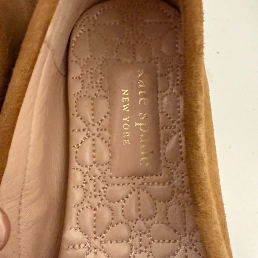Kate Spade ❤️🔥 Tan Suede Loafers for Women - Picture 2 of 5